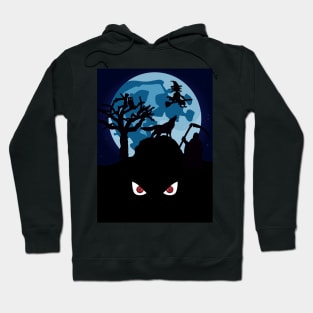 Halloween Full Moon Night Hoodie